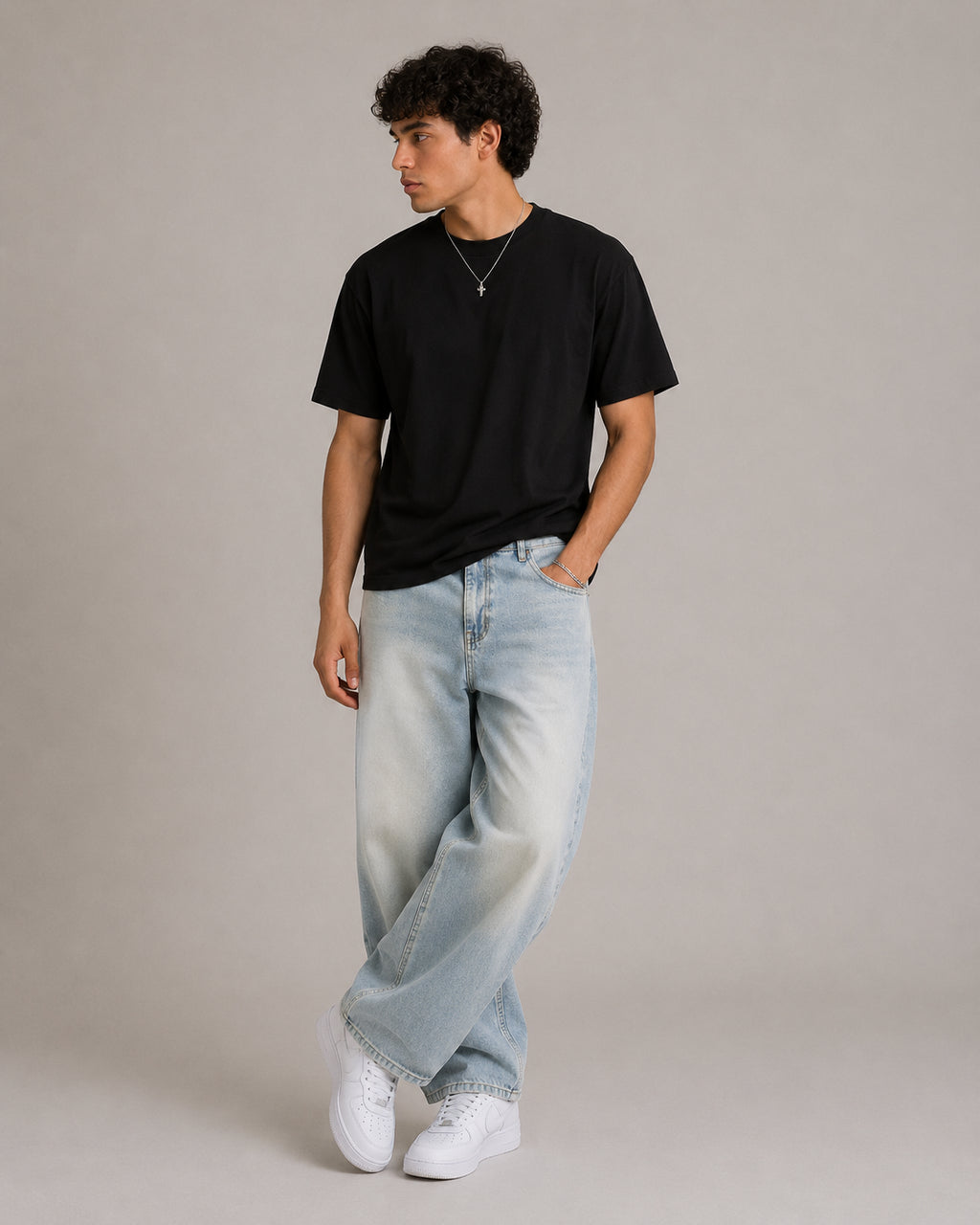 blnk. Men's Barrel Leg Jeans