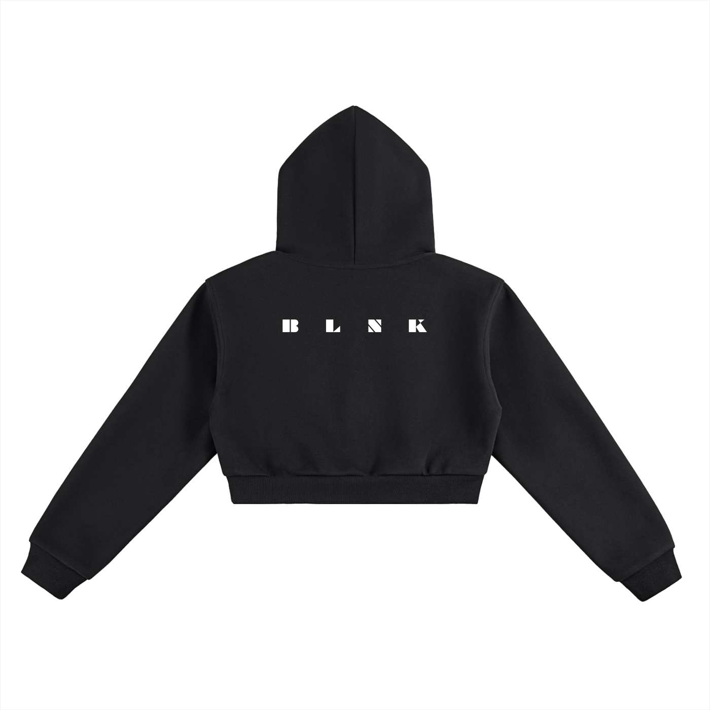 blnk. Women's Cropped Hoodie Modern