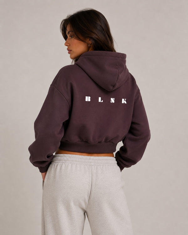 blnk. Women's Cropped Hoodie Modern