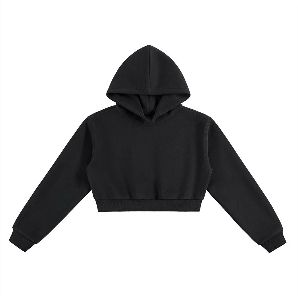 blnk. Women's Cropped Hoodie Modern
